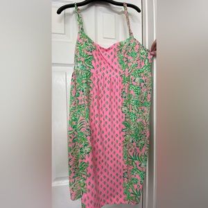 Sun dress, Lilly Pulitzer, size XL, smocked, adjustable straps.